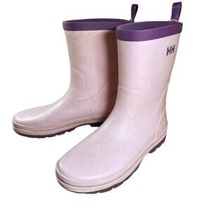Helly Hansen JK Midsund 3 Rain Boots Sz 4 US/34 EU Youth Pink Fairytale …